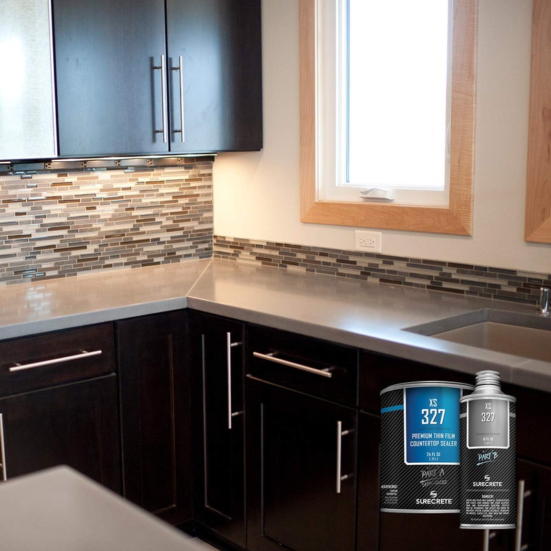Surecrete Concrete Countertop Sealer XS-327 Semi-Gloss Food Safe Sealer Water Based - Image 3